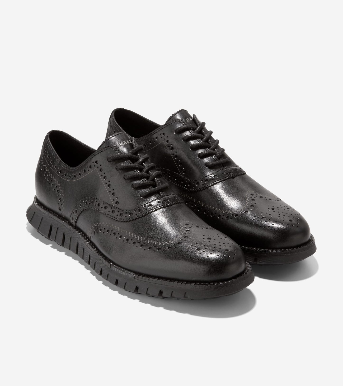 ZERØGRAND Remastered Wingtip Oxfords Black